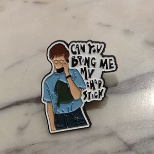 Stylish Blue Enamel Pin